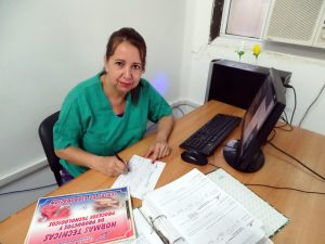 Ingeniera Hortensia Fernández Águila, tecnóloga de la Planta Procesadora de Embutidos.