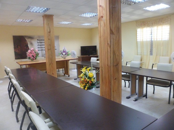 Salón de reuniones de la Escuela Provincial de Boxeo ./Foto:Carlos Ernesto Chaviano