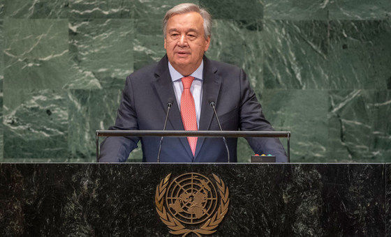 El Secretario General de la ONU en la apertura de AGNU73. Foto: Sitio Oficial de la ONU