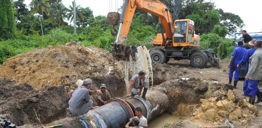 Cienfuegos: las tuberías por donde pasa el agua