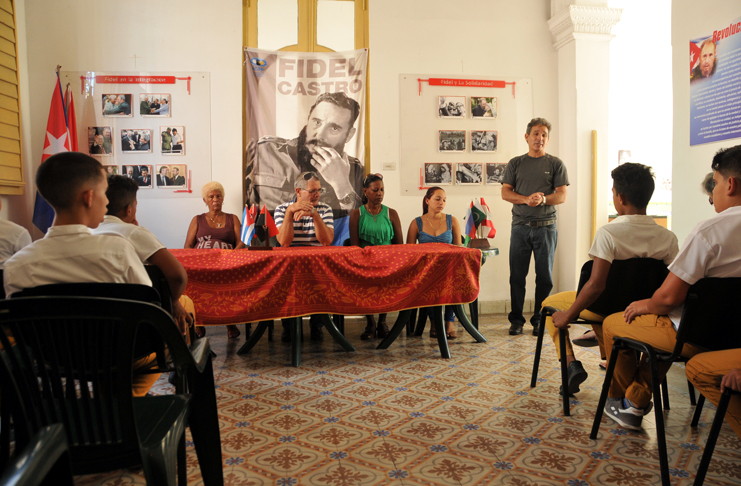 Acto por el Día Mundial de los Derechos Humanos en la sede del Instituto Cubano de Amistad con los Pueblos, de Cienfuegos. /Foto: Juan Carlos Dorado