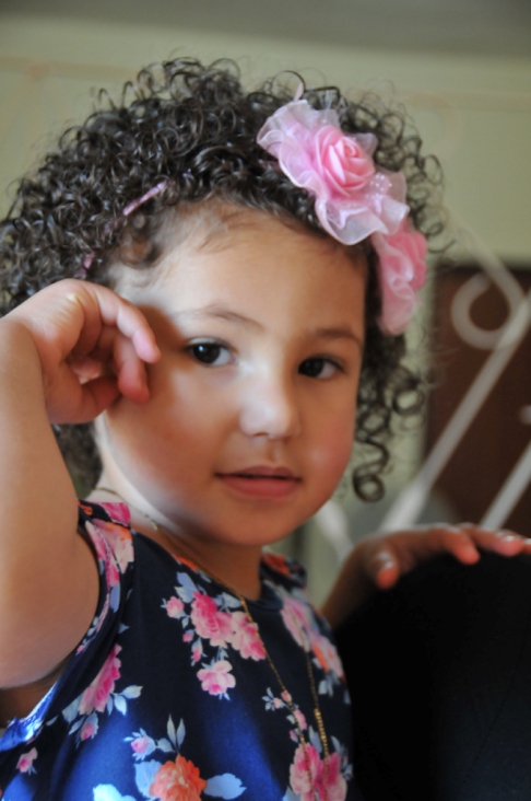 Adria Alejandra, de dos años, recuperada de su cardiopatía congénita./Foto: Juan Carlos Dorado