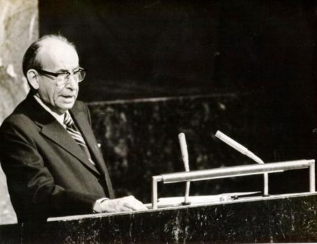 El Ministro de Relaciones Exteriores Raúl Roa García en Naciones Unidas. /Foto: Tomada de Internet