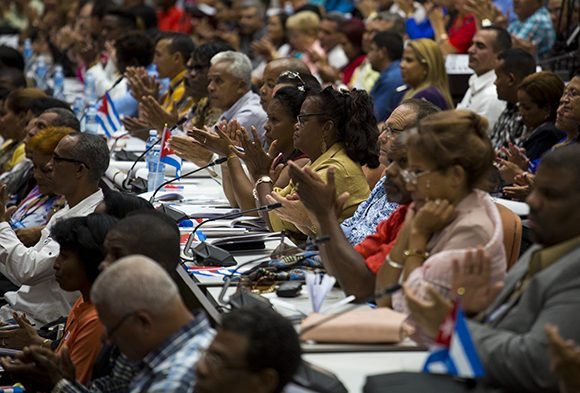 Clausura del XXI Congreso de la CTC. /Foto: Irene Pérez (Cubadebate)