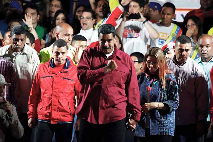 Nicolás Maduro fue reelecto para el ejercicio de un nuevo mandato presidencial el 20 de mayo de 2018 con el 68 por ciento de los votos depositados en las urnas. /Foto: Prensa Latina