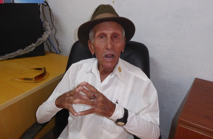 El combatiente Pepito Mauri: 90 años en defensa de la justicia. /Foto: Julio