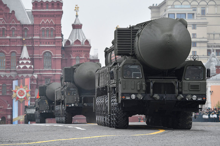 Misiles balísticos intercontinentales RS-24 Yars. /Foto: Alexander Nemenov (AFP)