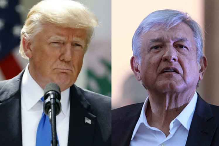 En una carta pública, Andrés Manuel López Obrador respondió a las amenazas de Trump diciéndole que se encuentra al tanto de su postura en relación con México. /Foto: Prensa Latina