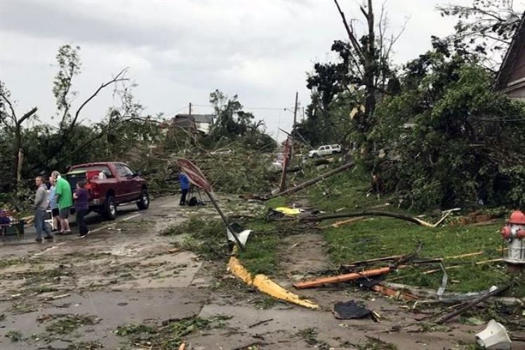 Oklahoma y otras partes del Medio Oeste todavía se están recuperando del sistema mortal de tormentas de primavera que dio lugar a más de 170 tornados reportados, más fuertes vientos, inundaciones repentinas y granizo. /Foto: Prensa Latina