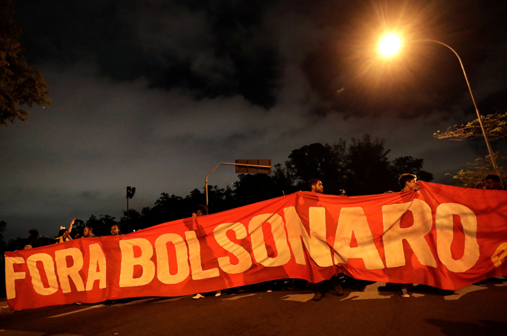 Los manifestantes expresaron en las protestas su rechazo al actual mandatario. /Foto: Nacho Doce (Reuters)