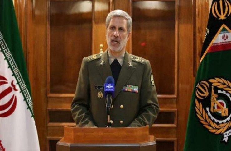 El ministro iraní de Defensa, Amir Hatami, comparece ante la prensa. /Foto: HispanTV