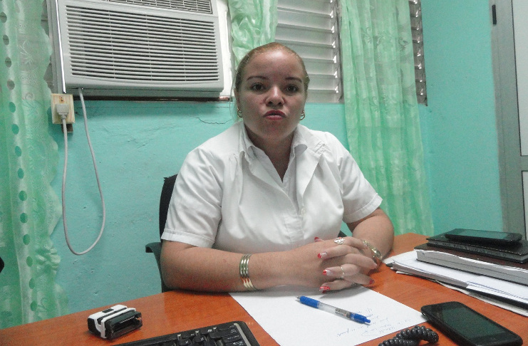 Dra.Yaniuska González López, la directora, especialista en Medicina General Integral, diplomada en Urgencias Médicas. /Foto: Magalys