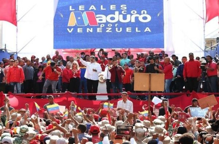 El mandatario resaltó la conciencia y valentía del pueblo bolivariano. /Foto: Prensa Presidencial Venezuela