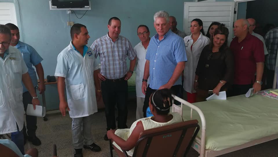 Hospital Municipal "José E. Santiesteban" de Santa Cruz del Sur./ Foto: Presidencia Cuba