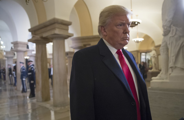Donald Trump en el Capitolio de Washington (EE.UU.), el 20 de enero de 2017. /Foto: J. Scott Applewhite (Reuters)