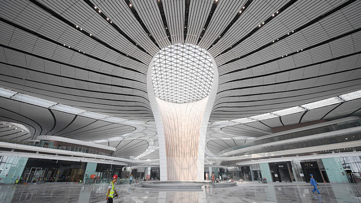 Interior del Aeropuerto Internacional de Pekín-Daxing Pekín (China), el 18 de junio de 2019. / Xinhua / Zhang Yudong / www.globallookpress.com