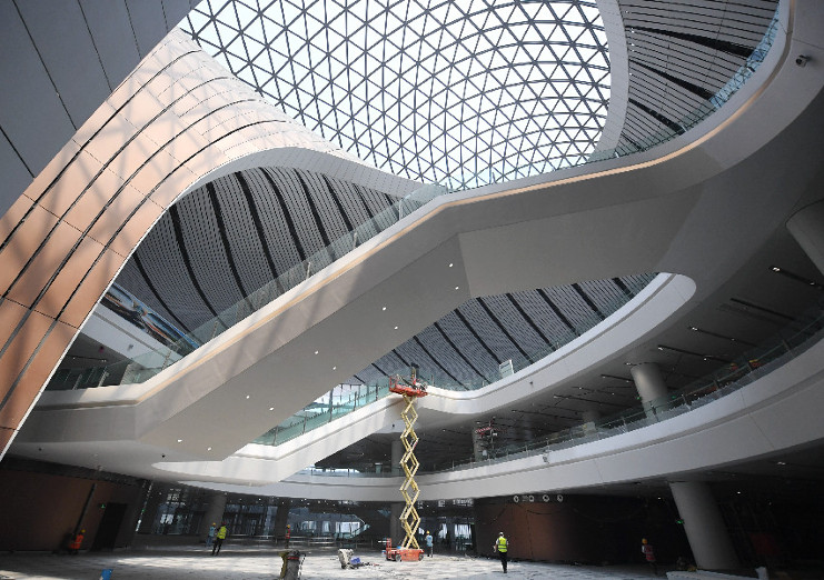De acuerdo con estimados, la nueva terminal podría generar casi 600 mil nuevos empleos. /Foto: Xinhua/Zhang Chenlin