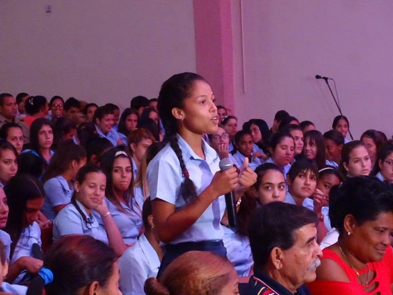 La Audiencia Parlamentaria en Cienfuegos tuvo lugar este jueves, en la Universidad de las Ciencias Médicas./Foto: Juan Ariel Toledo