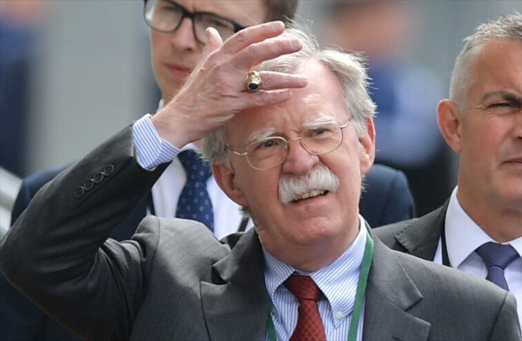 El asesor de Seguridad Nacional de EE.UU., John Bolton, en un evento en Portsmouth, sur de Inglaterra, 5 de junio de 2019. /Foto: AFP