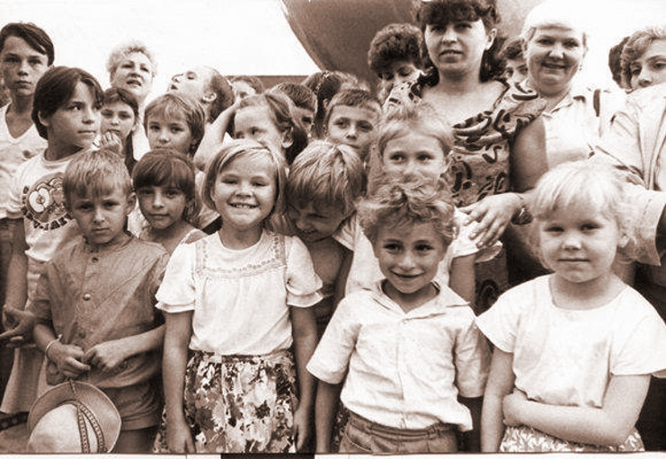 Los niños de Chernóbil en Tarará. /Foto: Cubadebate