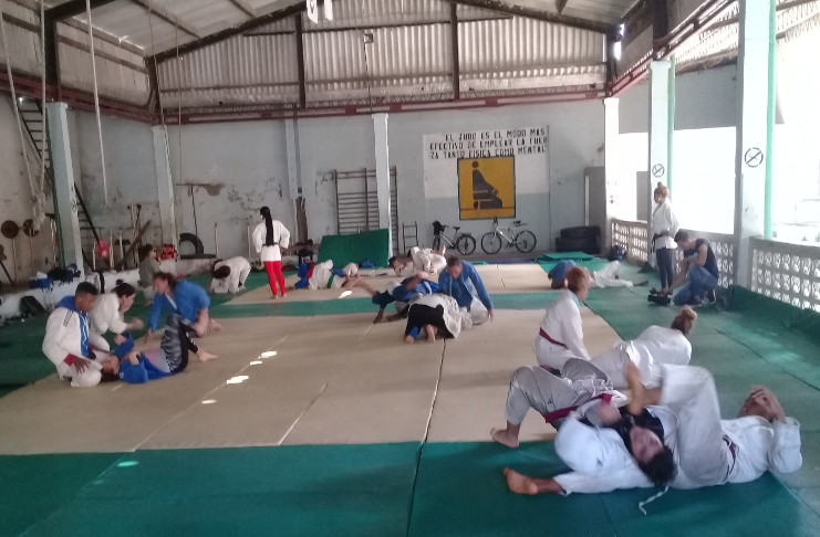 Para atletas y entrenadores del judo cienfueguero, la preparación ha sido esta vez muy superior. /Foto: Carlos Ernesto