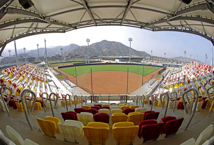 El estadio del Complejo deportivo Villa María del Triunfo tiene una capacidad para cerca de mil 800 aficionados./ Foto: sitio web oficial Lima 2019