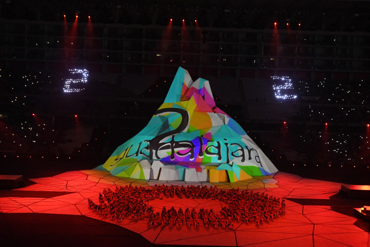 La cuenta regresiva. Ceremonia de inauguración de los XVIII Juegos Panamericanos en el Estadio Nacional de Lima, Perú. /Foto: Internet
