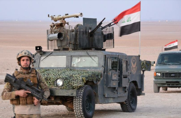 Las fuerzas iraquíes durante una operación antiterrorista contra el Daesh en Tuz Jurmatu, en febrero de 2018. /Foto: HispanTV