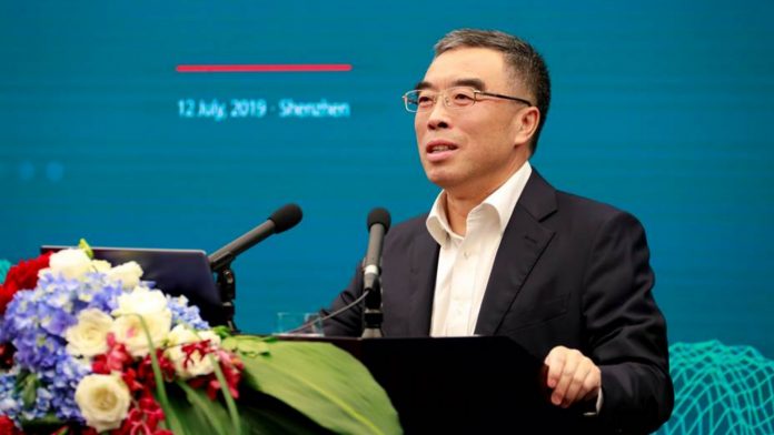 Liang Hua, presidente de la compañía china Huawei. /Foto: China Dayli 