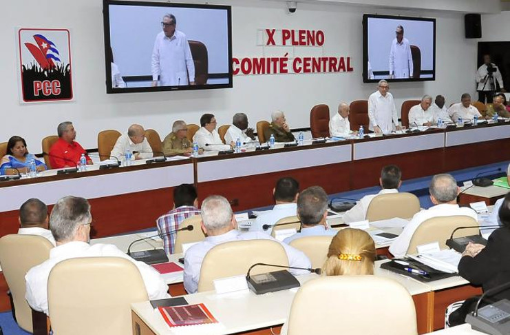 Sesionó X Pleno del Comité Central del Partido Comunista. /Foto: Estudios Revolución