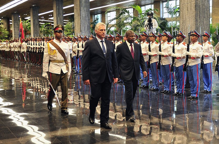 Ceremonia protocolar de recibimiento al Presidente de Angola, excelentísimo señor Joao Manuel Gonçalves Lourenço. /Foto: Estudios Revolución