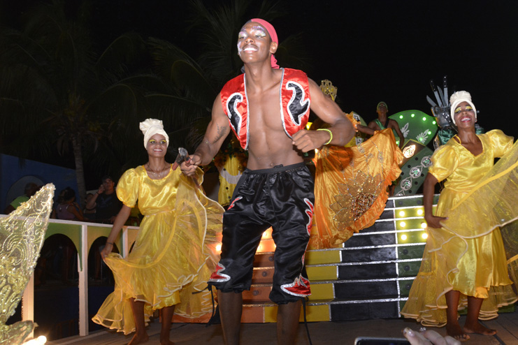 Gala inaugural de las fiestas carnavalescas Cienfuegos 2019. /Foto: Modesto Gutiérrez (ACN)