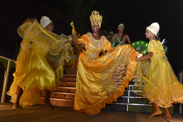 Gala inaugural de las fiestas carnavalescas Cienfuegos 2019. /Foto: Modesto Gutiérrez (ACN)