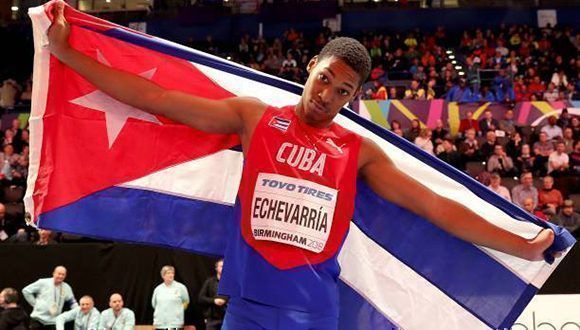 Juan Miguel Echevarría, con un extraordinario salto de 8.65m ganó la final de la Liga de Diamante y estableció récord para el meeting de Zurich y para el circuito./ Foto: Getty Images.