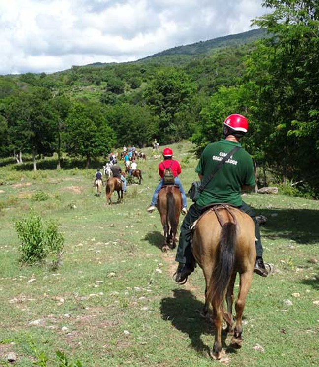 Los ocho grupos terminaron durante esta jornada sus recorridos, muchos de ellos dedicados a cabalgatas y paseos en kayak.