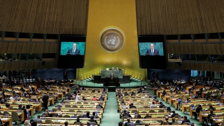 El ministro de Exteriores de Rusia, Serguéi Lavrov, en la sede de la ONU en Nueva York, EE.UU., el 27 de septiembre de 2019./Foto: Lucas Jackson / Reuters