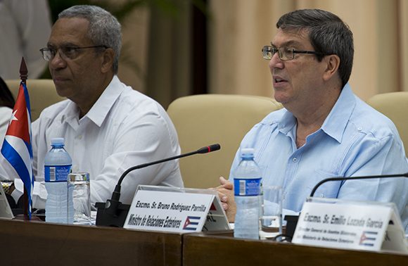 El canciller Bruno Rodríguez Parrilla. Foto: Irene Pérez/ Cubadebate.