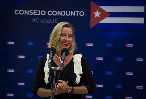 De acuerdo con Mogherini, la cultura cubana y del Caribe se disfruta en todo el mundo. Foto: Irene Pérez/ Cubadebate.