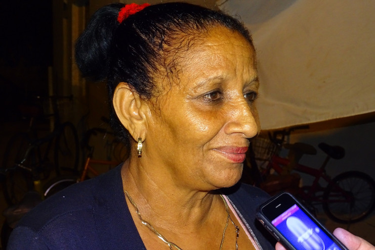 Daida Rita Barrisonte Esquivel, presidenta del Consejo Popular Libertad, en Aguada de Pasajeros. /Foto: Juan Ariel Toledo
