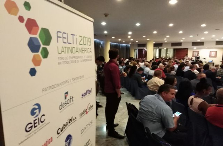 En el cuarto Foro de Empresarios y Líderes en tecnologías de la Información (Felti 2019) se presentó lo más novedoso que se realiza en ese sector en Cuba. /Foto: Francisco Rodríguez Cruz, del periódico Trabajadores