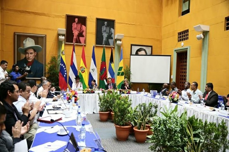 Sesión extraordinaria en Managua del Consejo político de la Alianza Bolivariana para los Pueblos de Nuestra América (ALBA). /Foto: Prensa Latina
