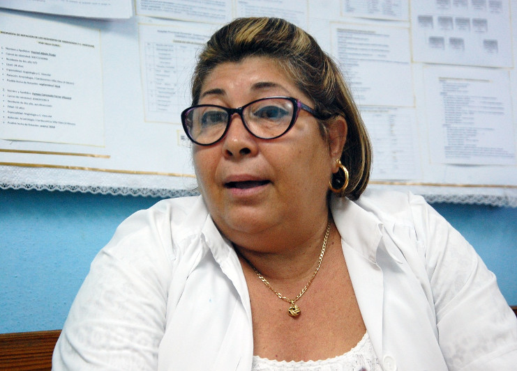Dra. Ivonne Marrero Rodríguez, jefa del Servicio de Angiología del Hospital Provincial, encargada además del Programa del Heberprot-P. /Foto: Karla Colarte