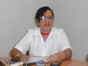 Dra. Juana Isis Tay Araujo, especialista en Medicina Interna, jefa de sección de hospitales y especialidades de la Dirección Provincial de Salud en Cienfuegos. /Foto: Magalys Chaviano