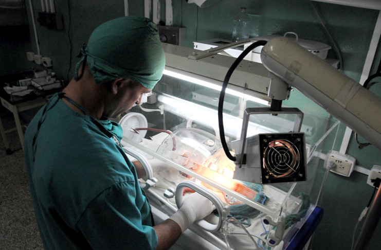 El Hospital Gustavo Aldereguía Lima, de Cienfuegos, destaca por su producción científica, innovación tecnológica e investigación en favor de la atención médica. /Foto: Juan Carlos Dorado
