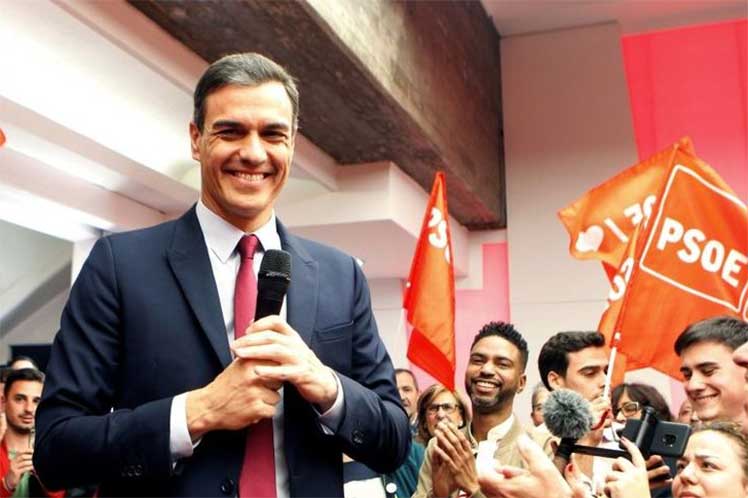 El gobernante interino y líder del Partido Socialista Obrero Español (PSOE), Pedro Sánchez. /Foto: Prensa Latina
