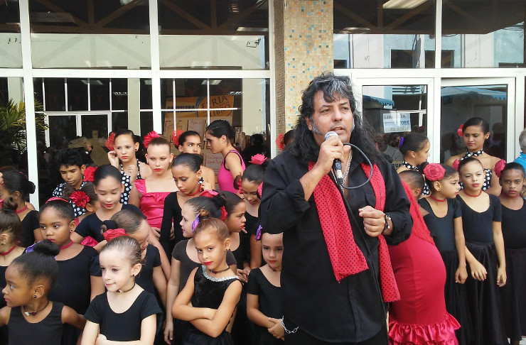 La cita comenzó la víspera en el Paseo del Prado y el Boulevard sureño con los grupos de preparatoria y primero de la Academia de Bailes Flamencos de Joel Zamora. /Foto: Cortesía de la compañía