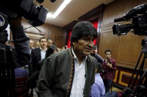 Evo Morales en México. /Foto: Luis Cortes (Reuters)