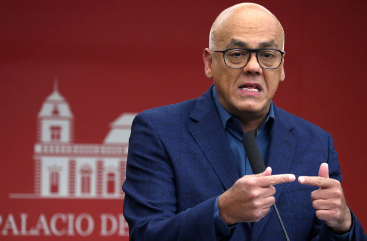 El ministro de Comunicación de Venezuela, Jorge Rodríguez. /Foto: Ivan Alvarado (Reuters)