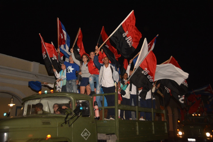 Jóvenes reeditan la Caravana de la Libertad en Cienfuegos. / Fotogalería: Modesto Gutiérrez Cabo (ACN).