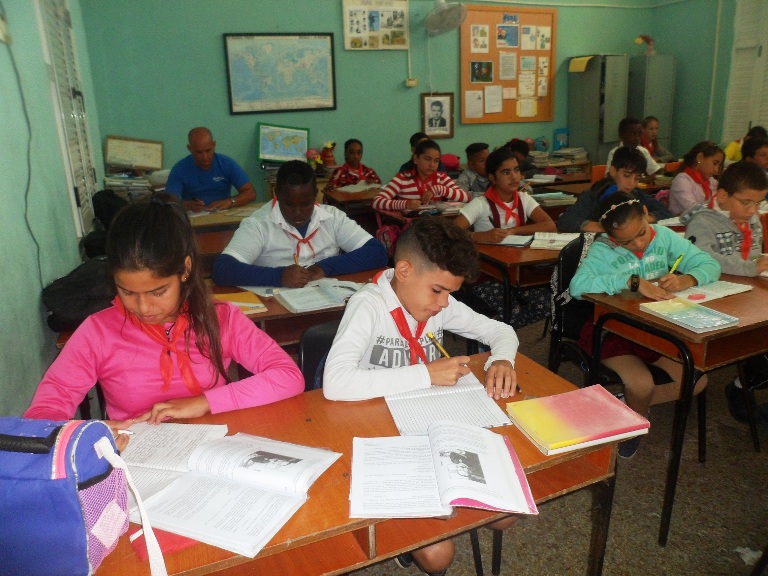 Un total de 858 estudiantes-atletas integran la matrícula de la escuela deportiva. /Foto: Carlos Ernesto